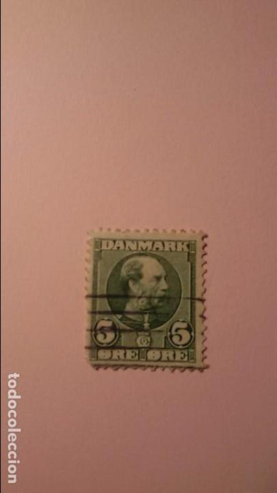 Sellos: Sello circulado de Dinamarca - Foto 1