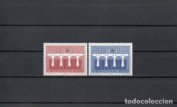 Sellos: FEROE 1984, YVERT 91-92, MNH-SC - Foto 1