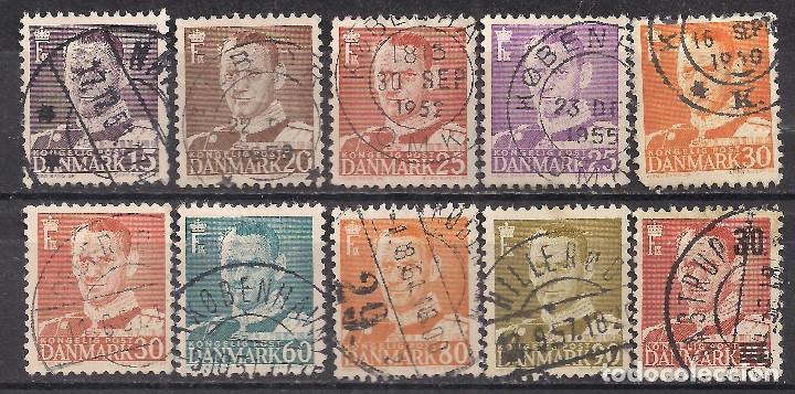 Sellos: DINAMARCA 1948-1955 - USADO - Foto 1