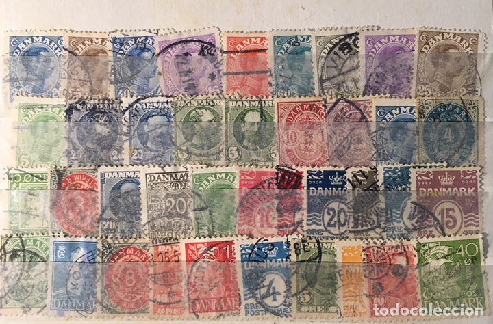 Sellos: FICHA 39 SELLOS DINAMARCA 1&deg; CENTENARIO - Foto 1