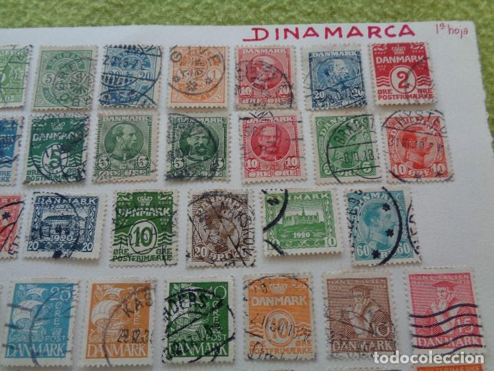 Sellos: LOTE DE ANTIGUOS SELLOS DE DINAMARCA - Foto 3