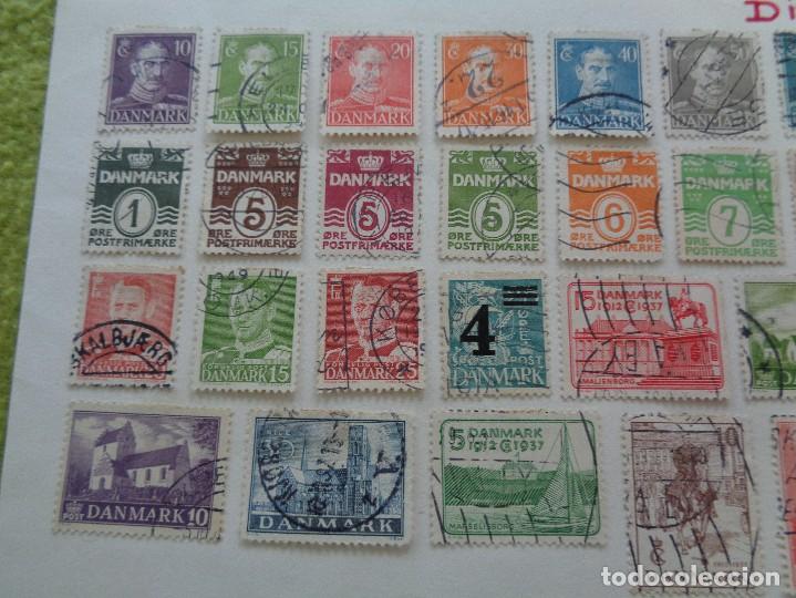 Sellos: LOTE DE ANTIGUOS SELLOS DE DINAMARCA - Foto 5
