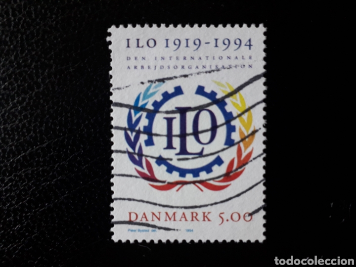 Sellos: DINAMARCA. YVERT 1088. SERIE COMPLETA USADA. OIT - Foto 1