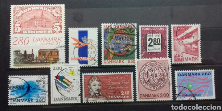 Sellos: Sellos de Dinamarca a&ntilde;o 1987 - Foto 1