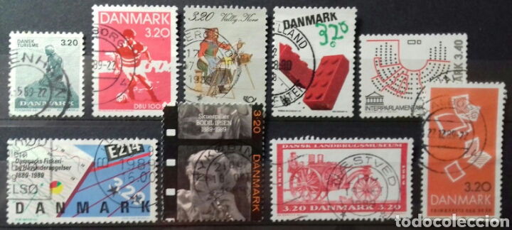 Sellos: Sellos de Dinamarca a&ntilde;o 1989 - Foto 1