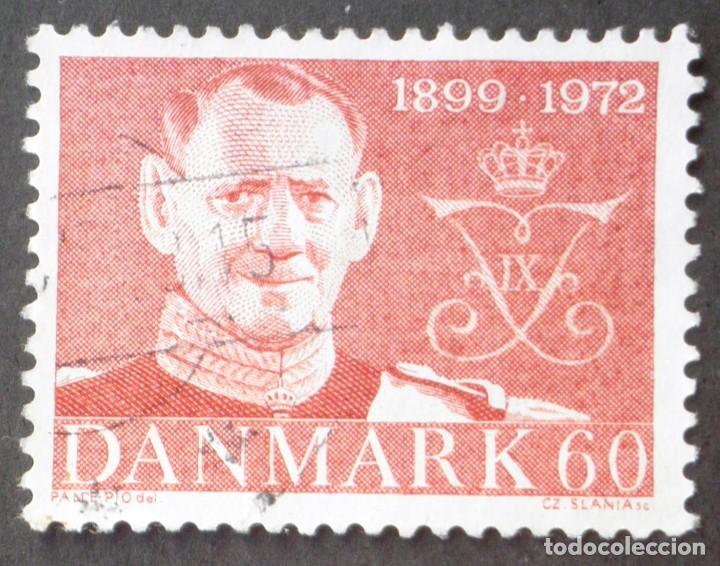 Sellos: 1972 Dinamarca Federico IX - Foto 1
