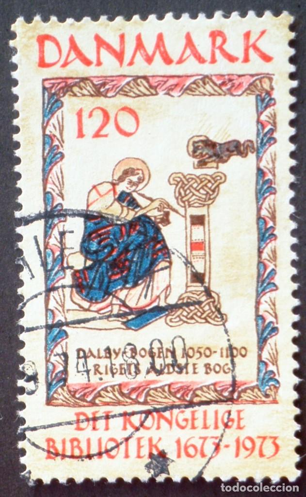 Sellos: 1973 Dinamarca III Centenario de la real biblioteca - Foto 1