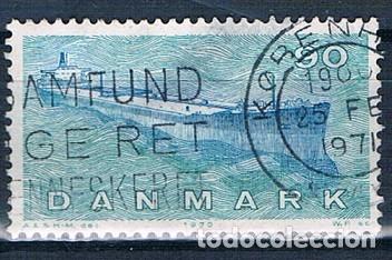 Sellos: DINAMARCA 1970 Y 511 SELLO USADO - Foto 1