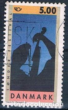 Sellos: DINAMARCA 1995 Y 1109 SELLO USADO - Foto 1