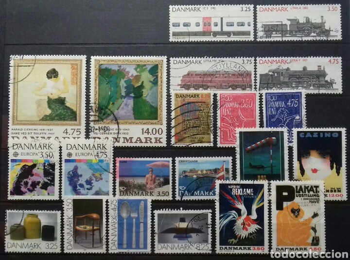 Sellos: Sellos de Dinamarca del a&ntilde;o 1991 - Foto 1