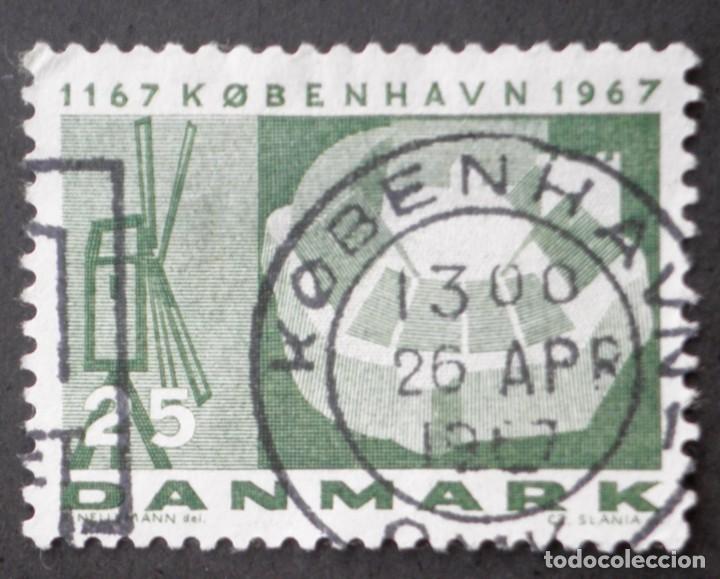 Sellos: 1967 Dinamarca VIII Centenario de Copenhague - Foto 1