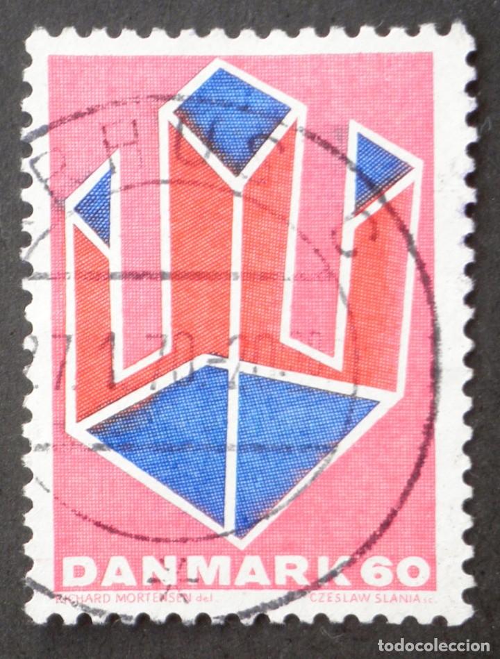 Sellos: 1969 Dinamarca Arte abstracto - Foto 1