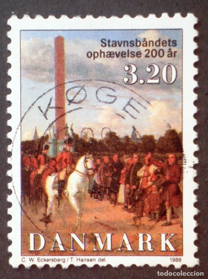 Sellos: 1988 Dinamarca II Centenario abolici&oacute;n esclavitud - Foto 1