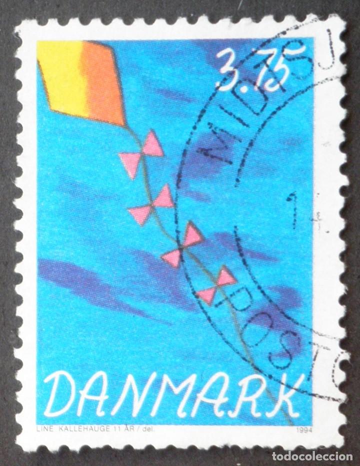 Sellos: 1994 de Dinamarca Competici&oacute;n dise&ntilde;o infantil - Foto 1