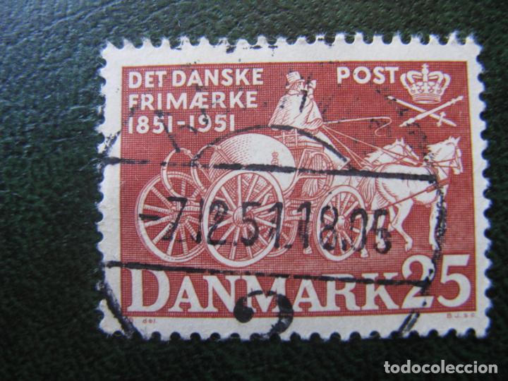 Sellos: Dinamarca,1951 centenario del sello, Yvert 342 - Foto 1