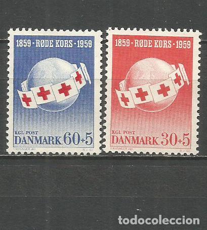 Timbres: DINAMARCA YVERT NUM. 383/384 * SERIE COMPLETA CON FIJASELLOS