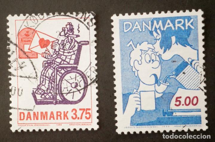 Sellos: 1992 Dinamarca Comic dan&eacute;s - Foto 1