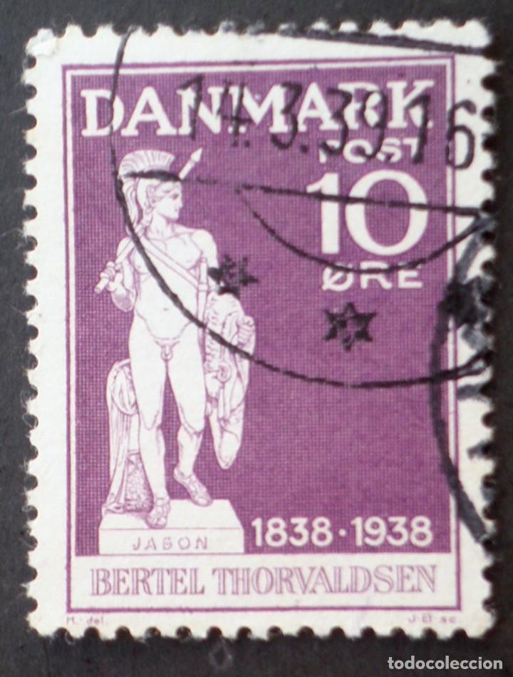 Sellos: 1938 Dinamarca I Centenario Bertel Thorvaldsen - Foto 1