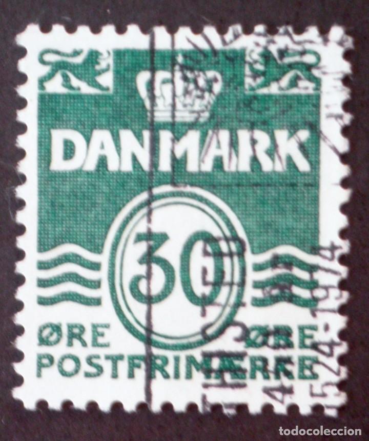 Sellos: 1967 Dinamarca Serie b&aacute;sica Olas - Foto 1