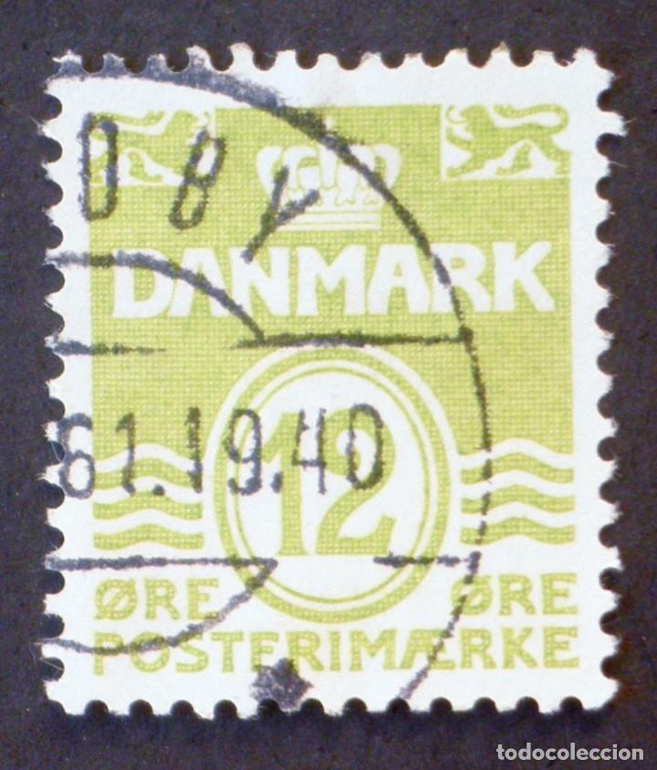 Sellos: 1952 Dinamarca Serie b&aacute;sica Olas - Foto 1