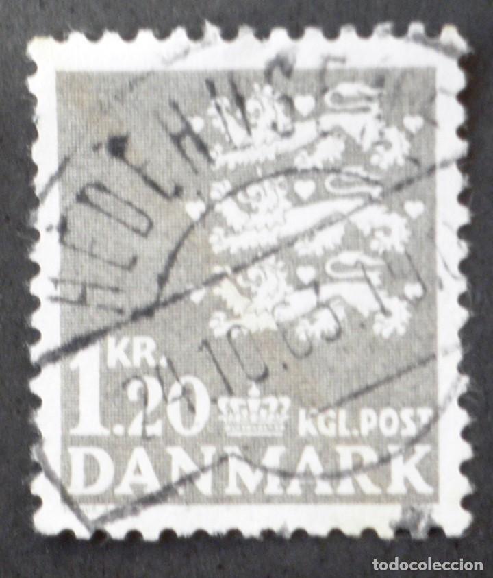 Sellos: 1971 Dinamarca Escudo nacional - Foto 1