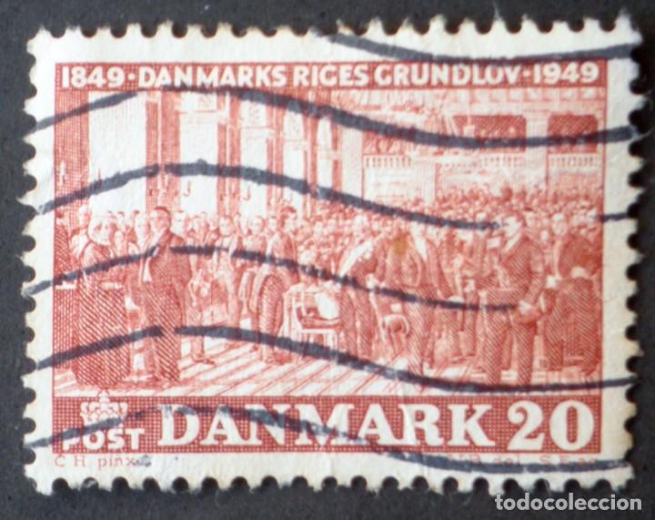 Sellos: 1949 Dinamarca I Centenario de la constituci&oacute;n - Foto 1