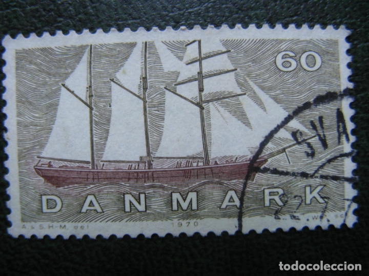 Sellos: dinamarca, 1970 goleta, Yvert 510 - Foto 1