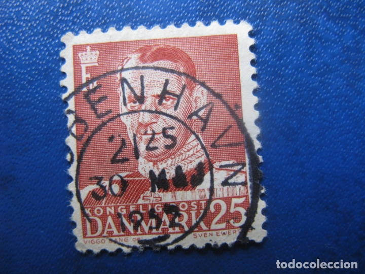 Sellos: -dinamarca 1948, frederik IX, Yvert 320 - Foto 1