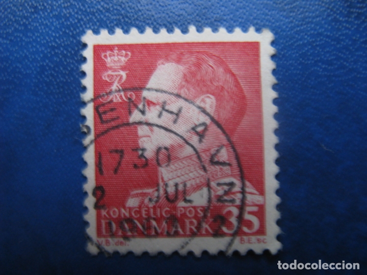 Sellos: -dinamarca 1963, frederik IX, Yvert 421 - Foto 1