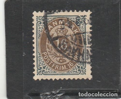Sellos: DINAMARCA 1875 - YVERT NRO. 26 - USADO - - Foto 1