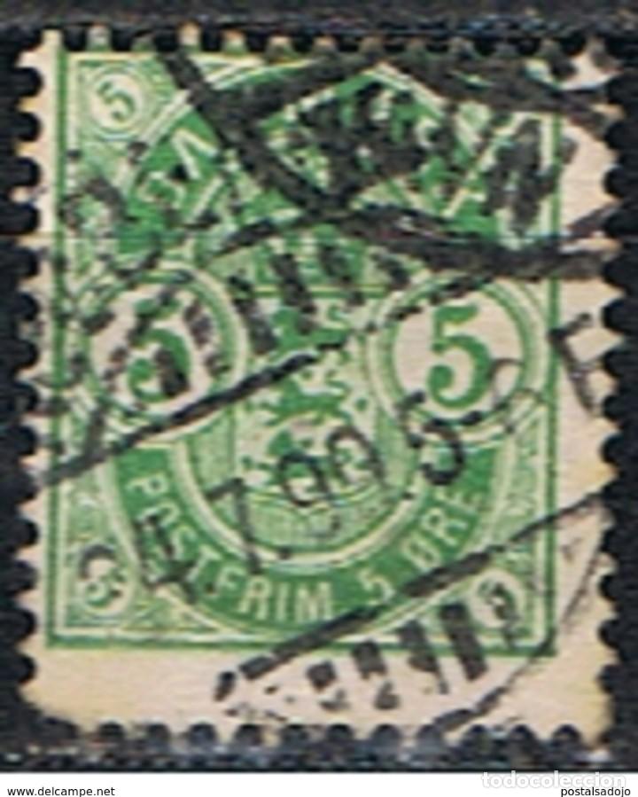 Sellos: DINAMARCA // YVERT 35 A // 1882-95 ... USADO - Foto 1