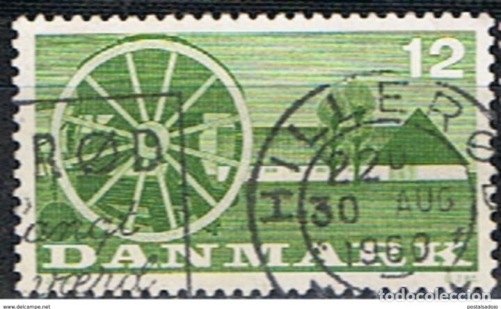 Sellos: DINAMARCA // YVERT 386 // 1960 ... USADO - Foto 1
