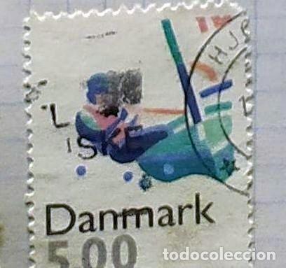 Sellos: DINAMARCA DANMARK ABSTRACTO ACUARELA 01 - Foto 1