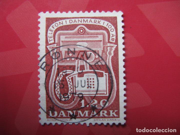 Sellos: +dinamarca 1979, centenario del telefono, Yvert 676 - Foto 1