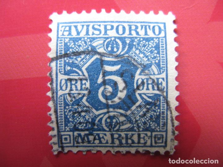 Sellos: +dinamarca 1907, Yvert 2 journaux - Foto 1