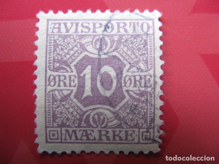 Sellos: +dinamarca 1907, Yvert 4 journaux - Foto 1