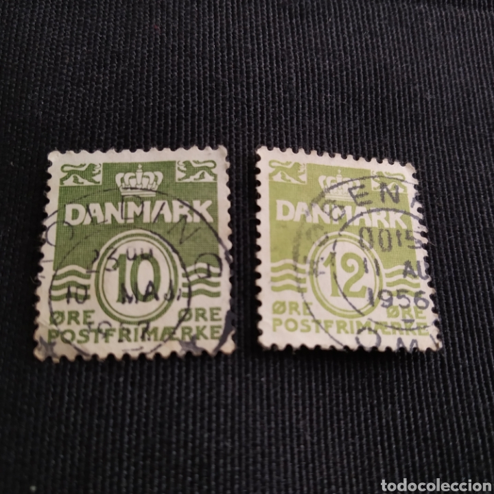 Sellos: Lote de 2 sellos de Dinamarca cerca de 1950 - Foto 1