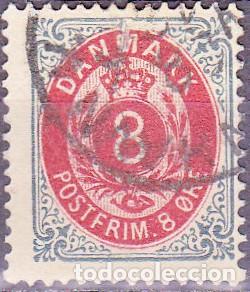 Sellos: 1875 - DINAMARCA - YVERT 24 - Foto 1