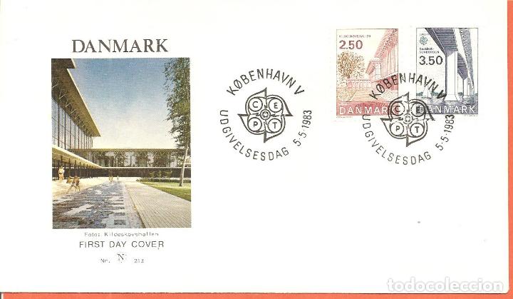 Sellos: SPD -FDC, DINAMARCA, TEMA EUROPA , 1983 - Foto 1