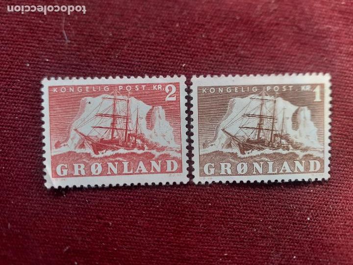 Sellos: Groenlandia. 2 sellos - Foto 1