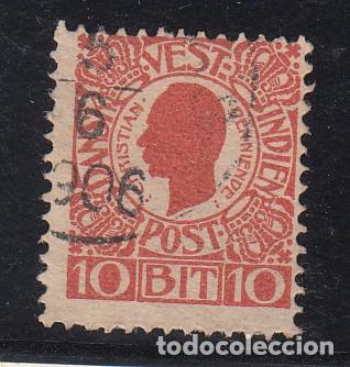Sellos: ANTILLAS DANESAS 28 usada - Foto 1