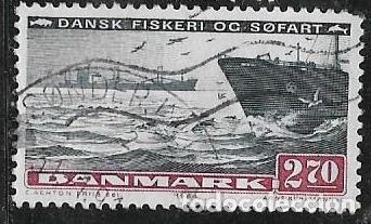 Sellos: DINAMARCA YVERT 816, BARCOS - Foto 1