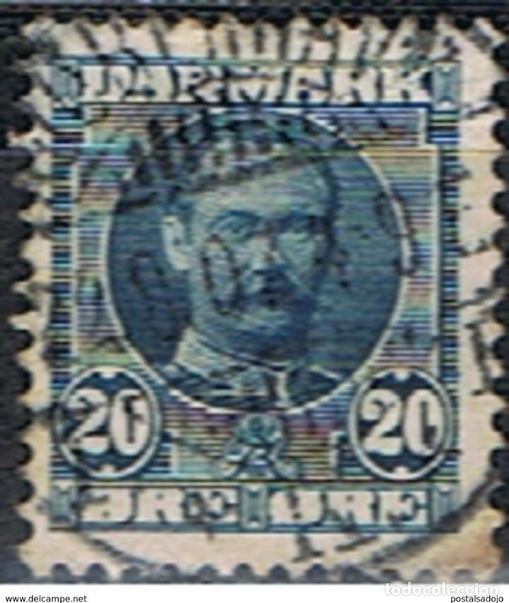 Sellos: DINAMARCA // YVERT 57 // 1907-12 ... USADO - Foto 1
