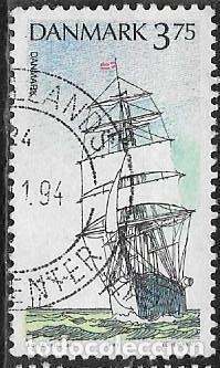 Sellos: DINAMARCA YVERT 1059, BARCOS - Foto 1