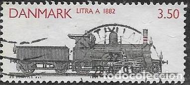 Sellos: DINAMARCA YVERT 1000, TRENES - Foto 1
