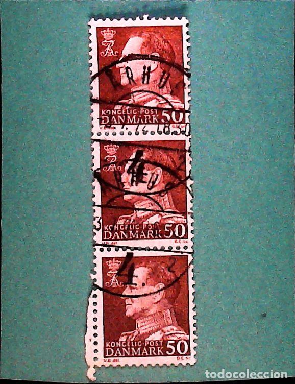 Sellos: Blocco 3 Francobolli Danimarca - Foto 1