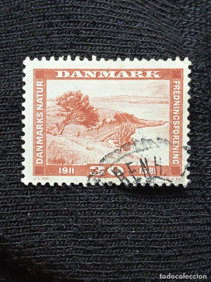 Sellos: DINAMARCA 30, NARURALEZA A&Ntilde;O 1961. - Foto 1