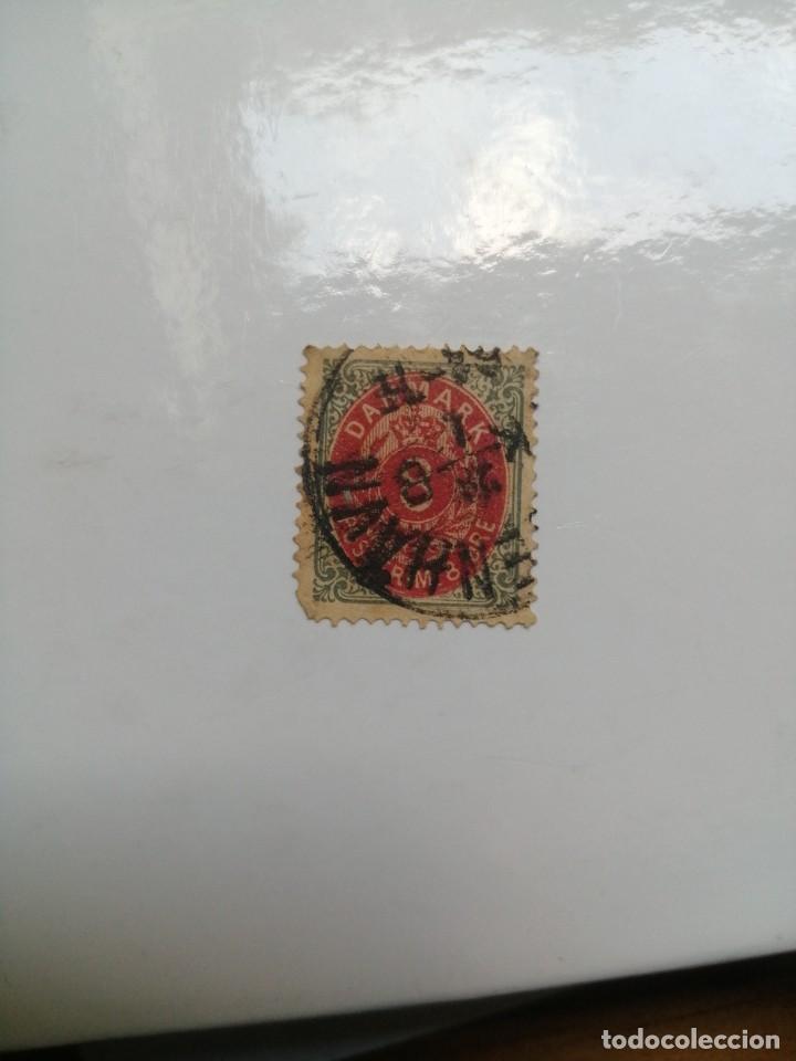Sellos: DINAMARCA - 8 ORE - A&Ntilde;O 1875 - YV 24 - Foto 1