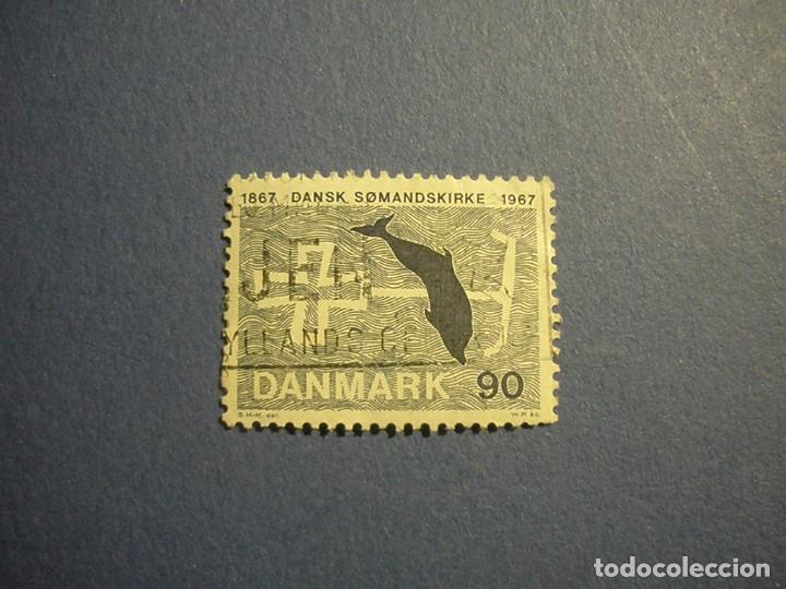 Sellos: DINAMARCA - ANIMALES MAMIFEROS - DELFIN. - Foto 1