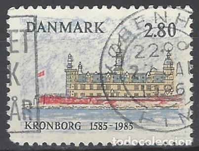 Sellos: DINAMARCA 1985 - 4&ordm; CENTENARIO DEL CASTILLO DE KRONBORG - USADO - Foto 1